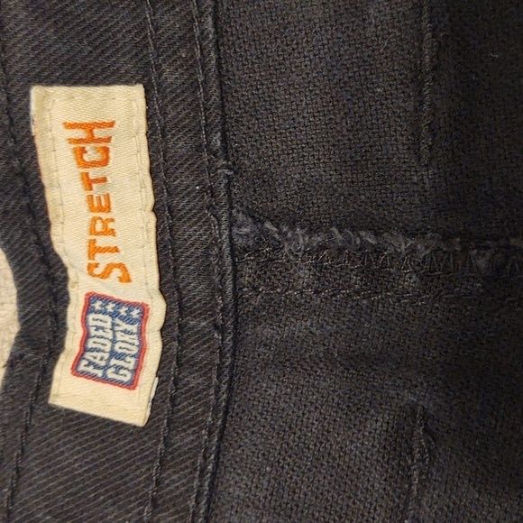 Faded Glory Stretch Women's Black Denim Shorts - Picture 3 of 9